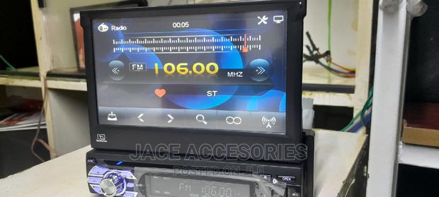 Mp5 Car Radio Retractable - main view