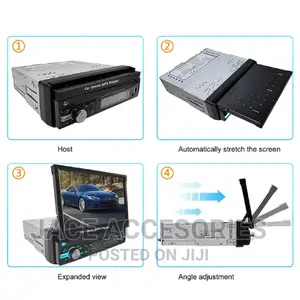 Retractable Car Stereo Mp5 Radio