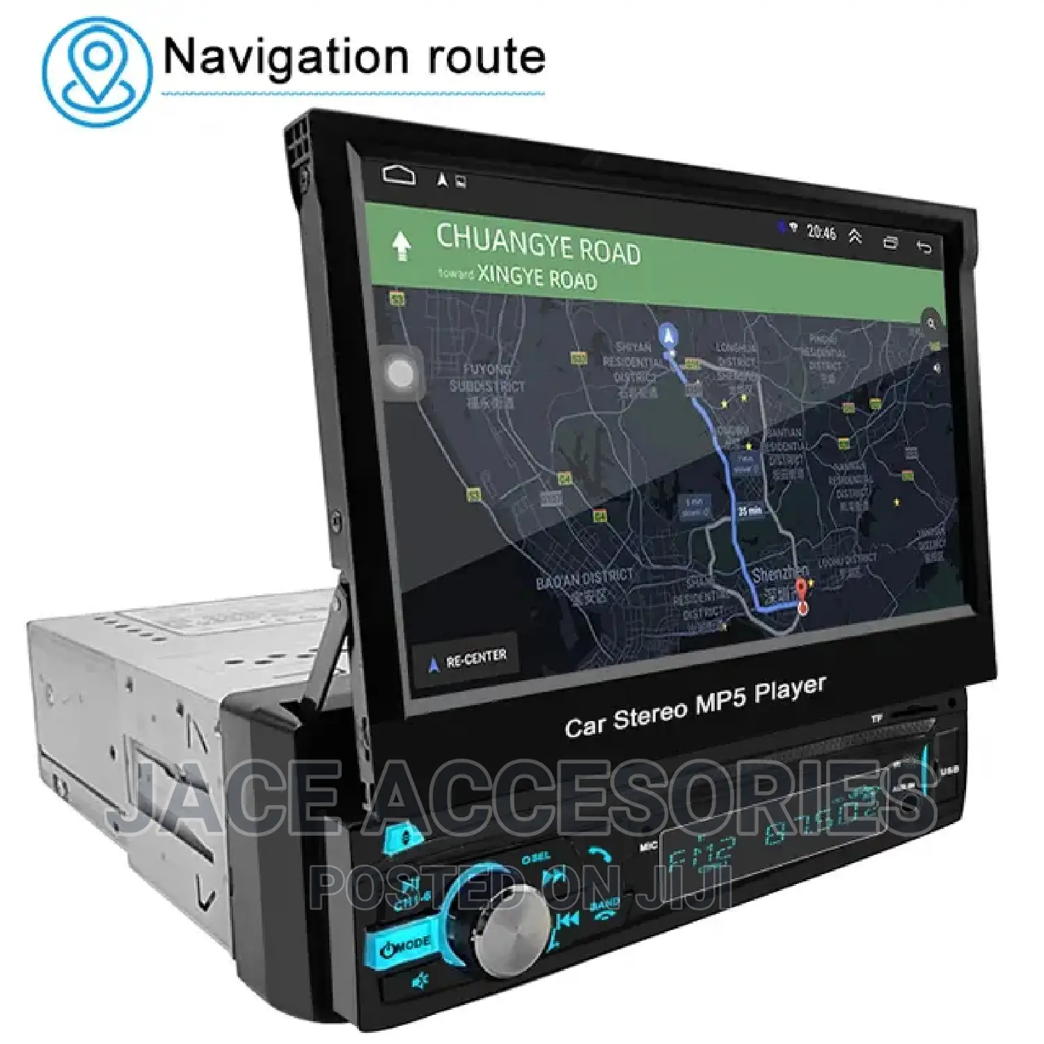 Retractable Car Stereo Mp5 Radio