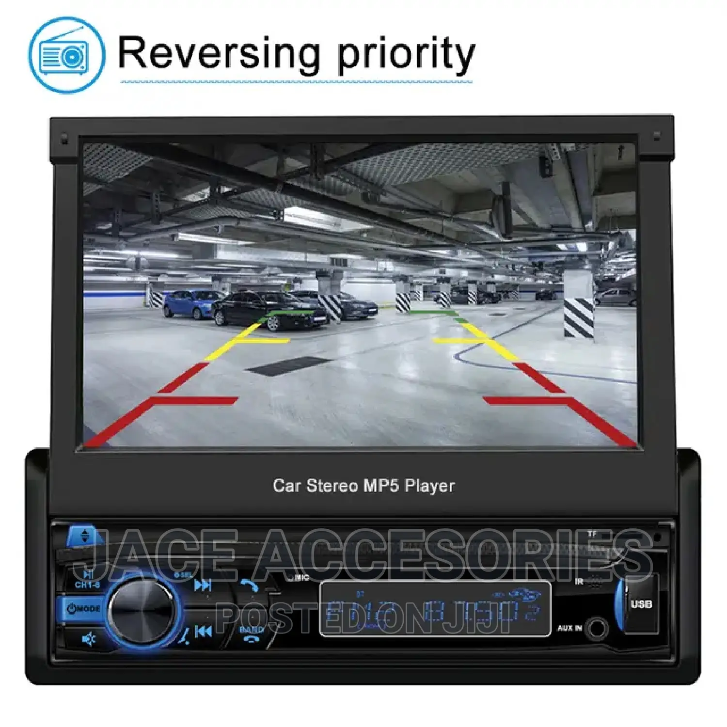 Retractable Car Stereo Mp5 Radio