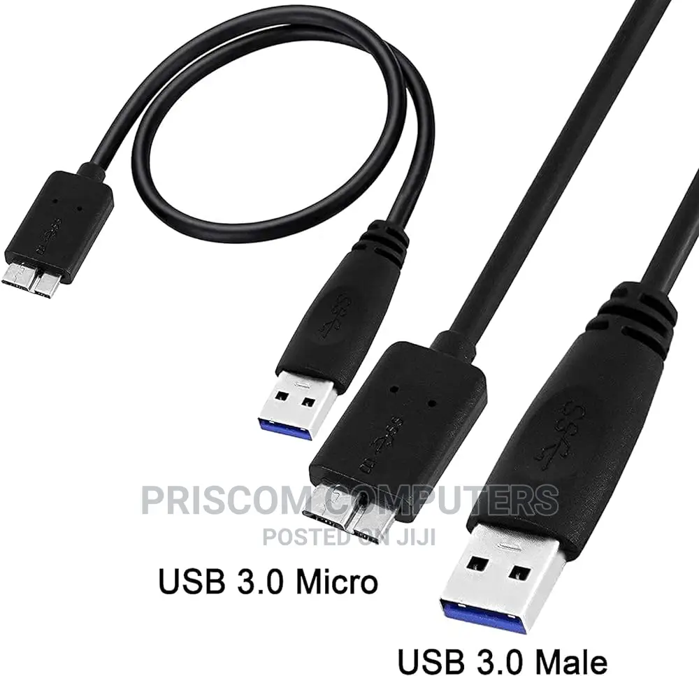 30CM USB 3.0 CABLE CORD FOR For Transcend 2 TB Storejet Hard