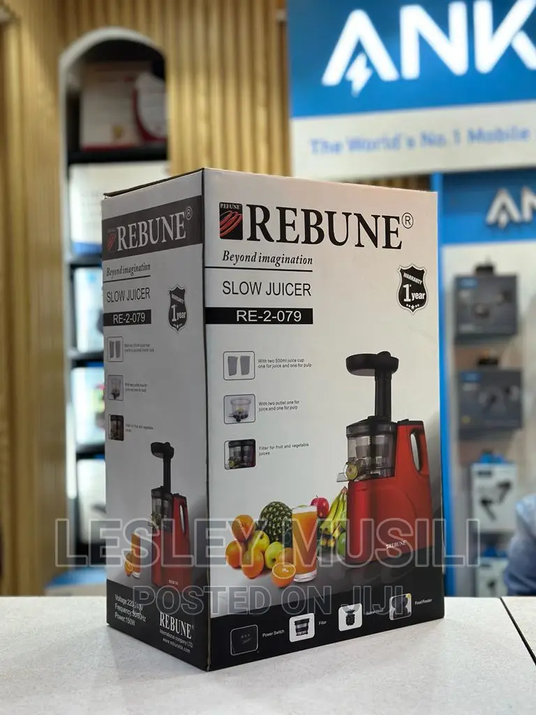 Rebune Slow Juicer – RE-2-079 -Red