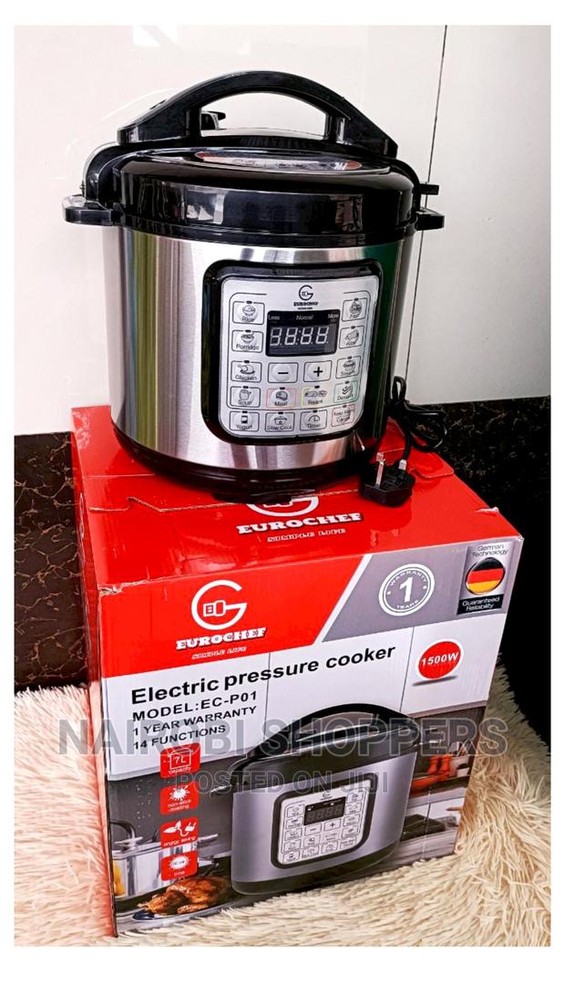 Eurochef Electric Pressure Cooker 1500watts