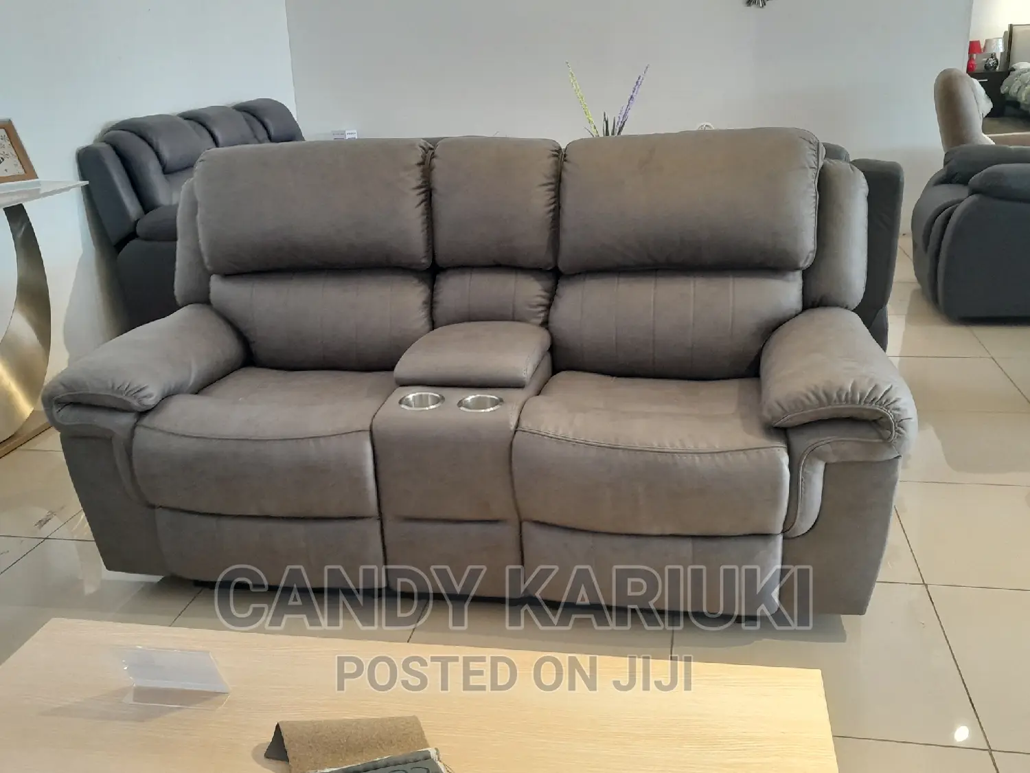 Spacious 2 Seater Recliner Sofa