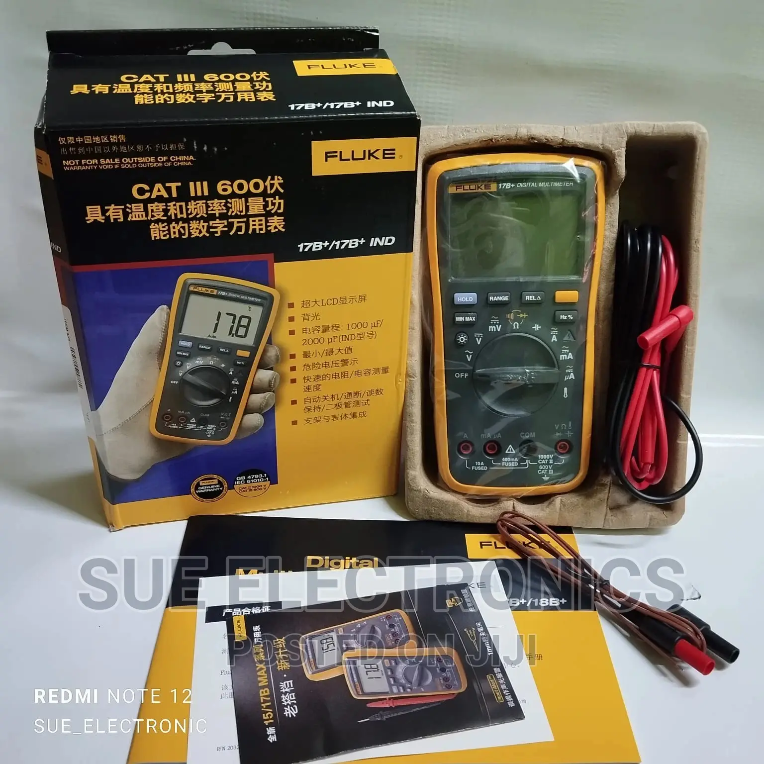 Fluke 17b+ Electrical Digital Multimeter
