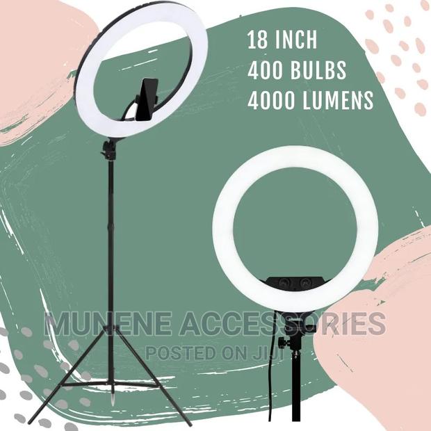 18inch Ringlight 2.1M Tripod -Remote - 3 Phone Holder - thumbnail 3