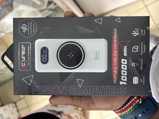 Cursor Wireless Charging Portable Power Bank 10000mah - thumbnail 2