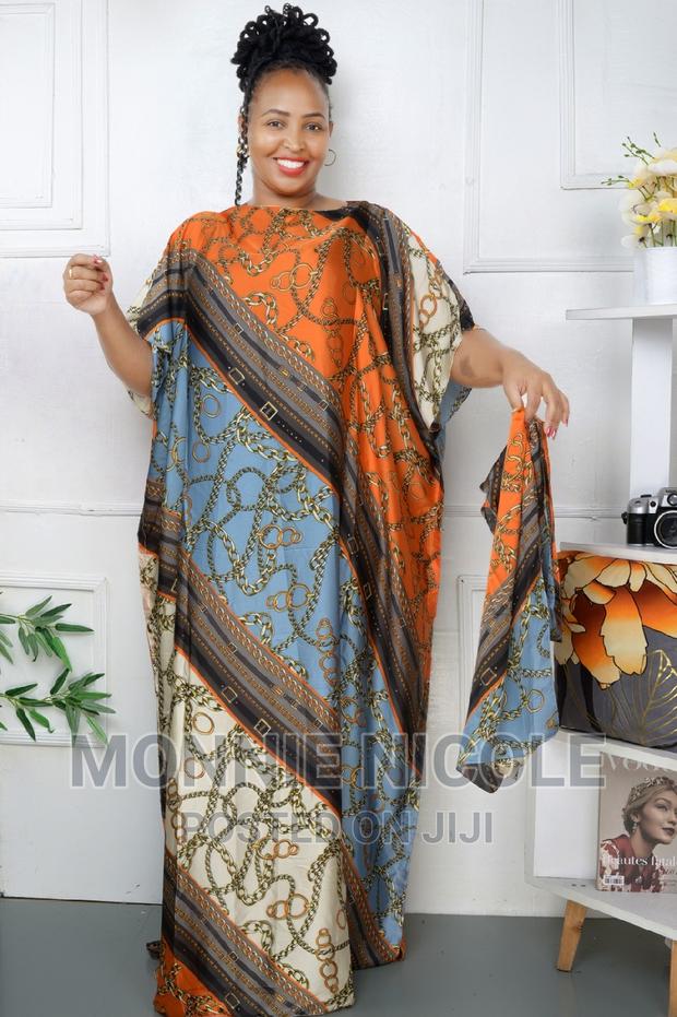 High Quality Silk Dera With Scarf - main view