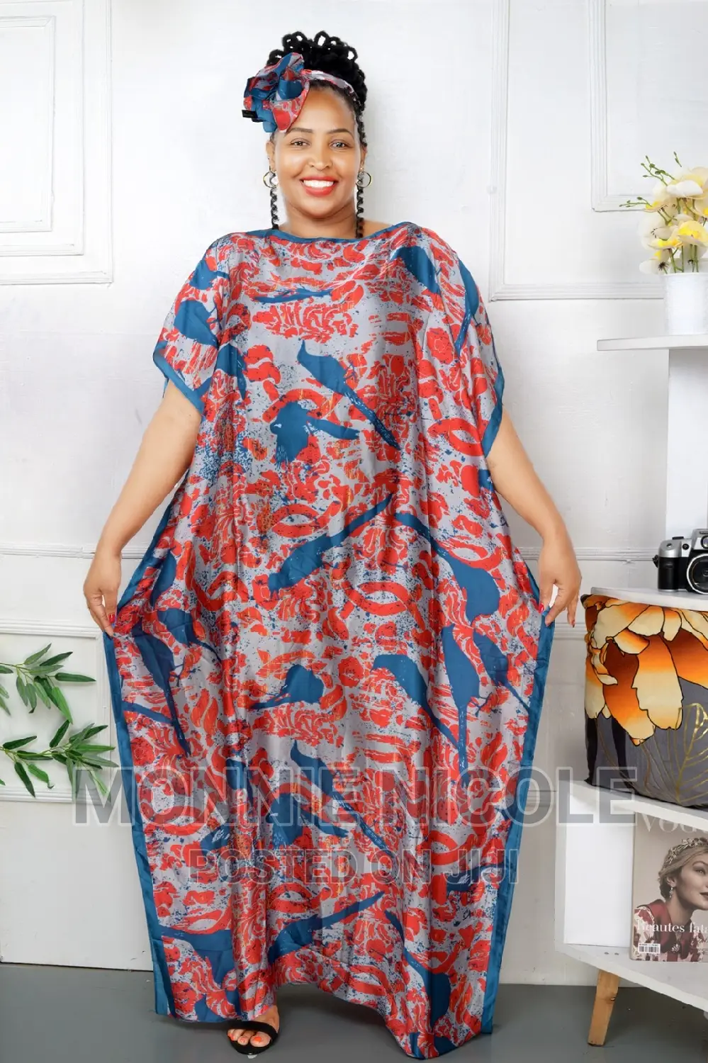 Quality Silk Dera With Scarf