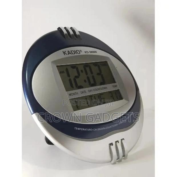 Kadio Digital Wall Clock - Alarm, Date - main view