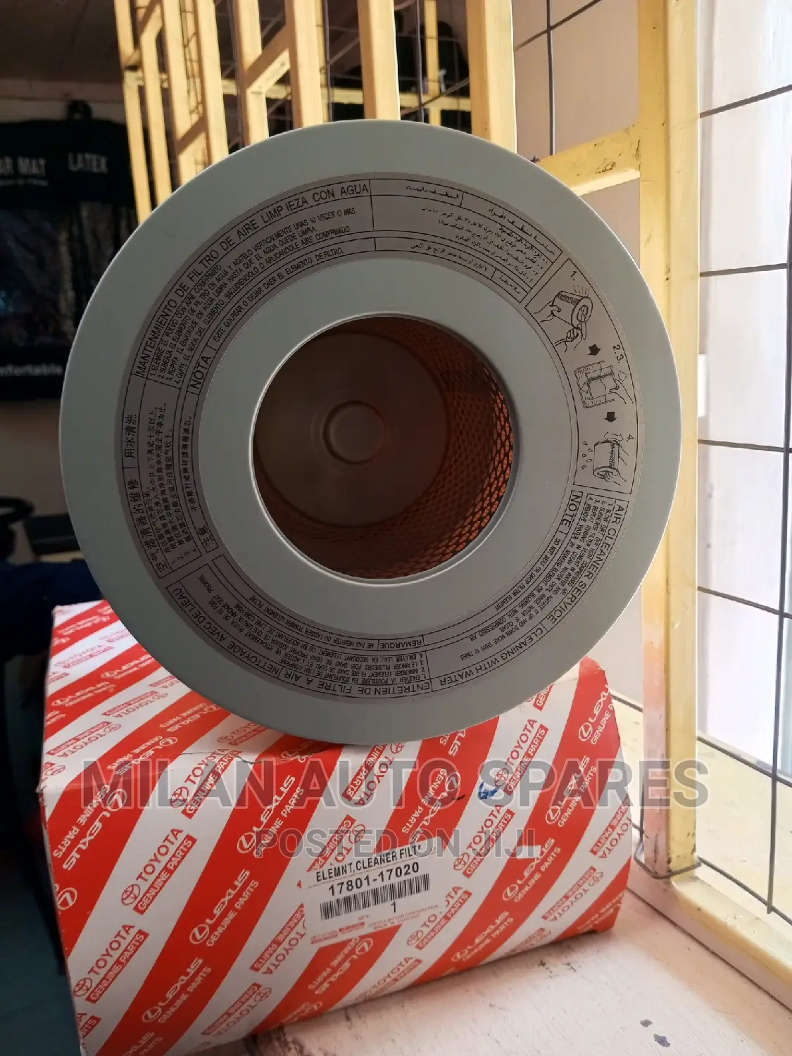 Genuine Air Cleaner Land Cruiser 100 Series