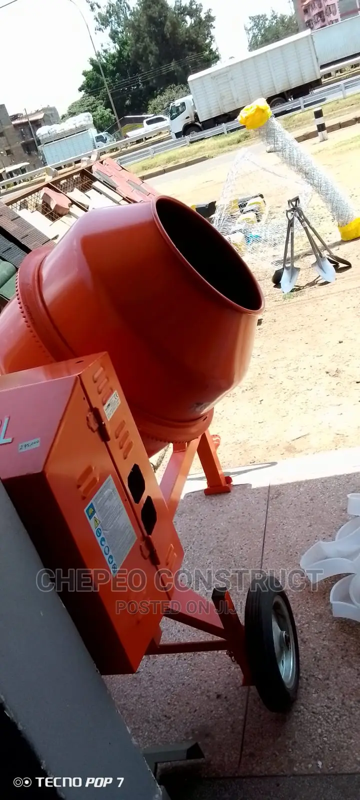 Petrol Engine Concrete Mixer