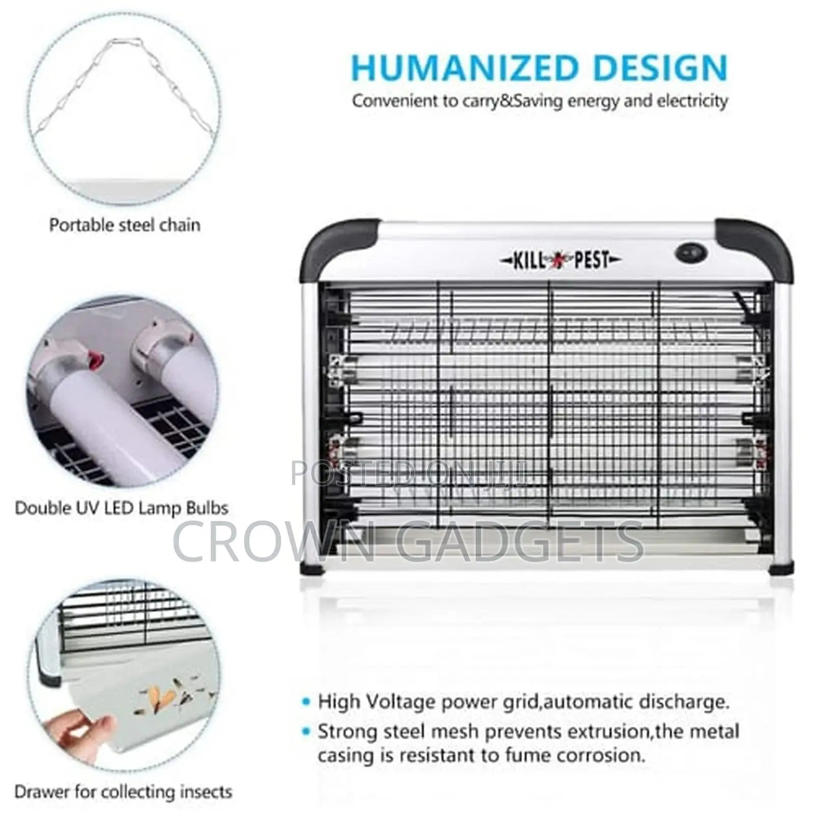 Enhanced Electric Mosquito Zappers 30W