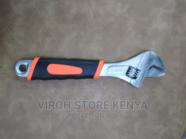 Adjustable Spanner With Coated Handle Size 10" - main view