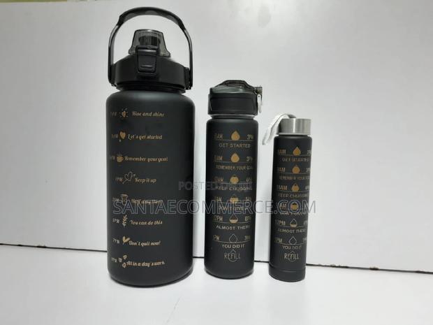 3 PCS Motivational Water Bottles