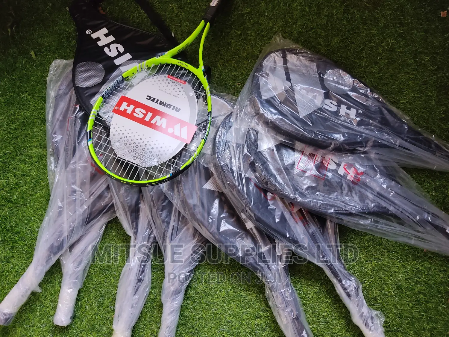 A Dozen (12) Wish 2510 Intermediate Tennis Rackets With Bag