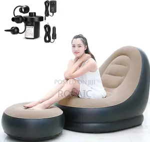 Inflatable Seat With a Foot Rest*