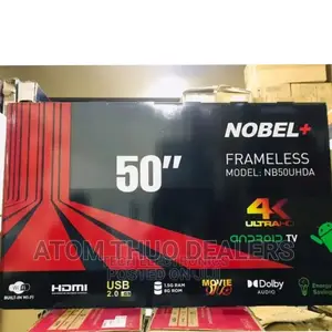 Nobel 50” Frameless Ultra HD Android Tv, Netflix Wifi