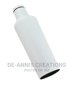 White Cornered Thermal Bottle