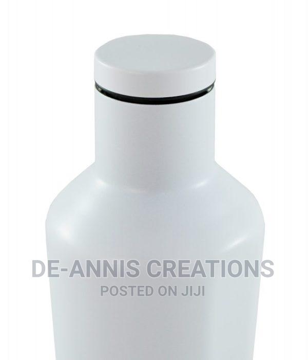 White Cornered Thermal Bottle - thumbnail 3