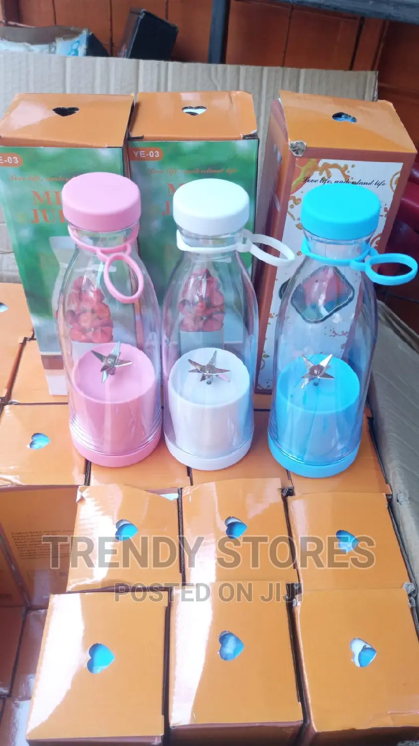 6 Blades Heads USB Charging Mini Portable Blender