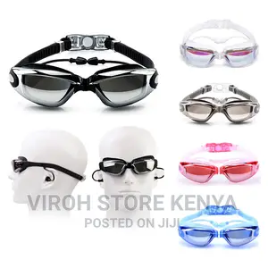 Swimming Goggles With Earplug Professional Pool Glasses