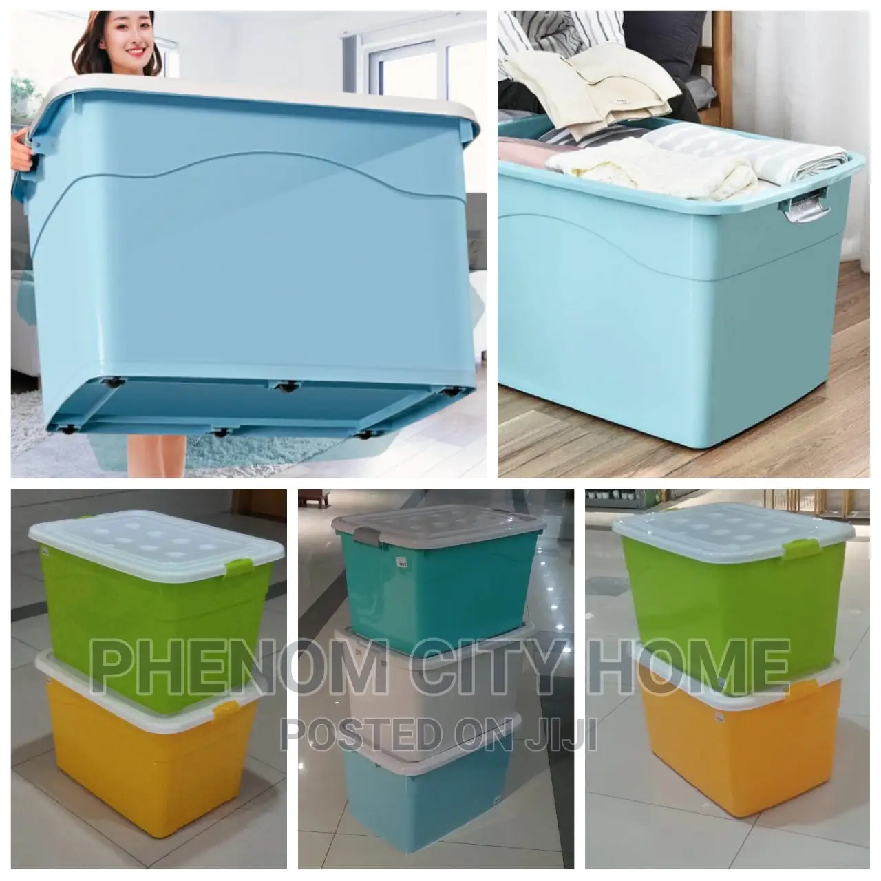Storage Containers With Pulleys