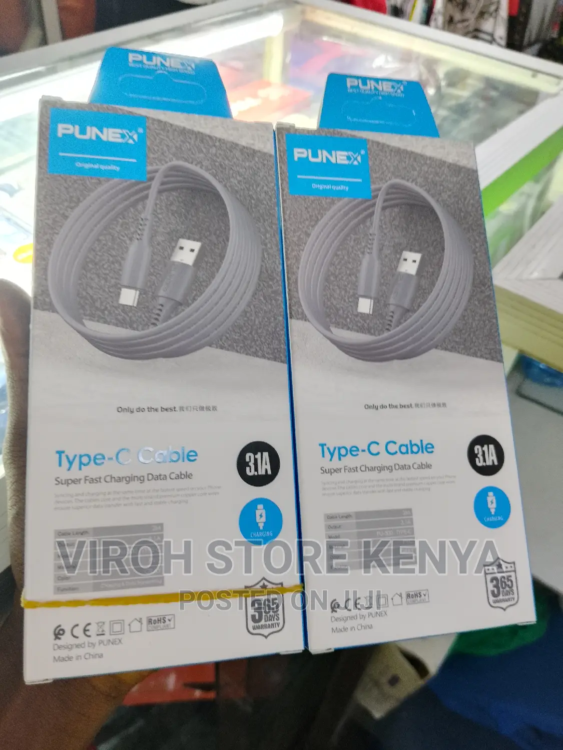 Type C Charging Cable 2 Metres Long