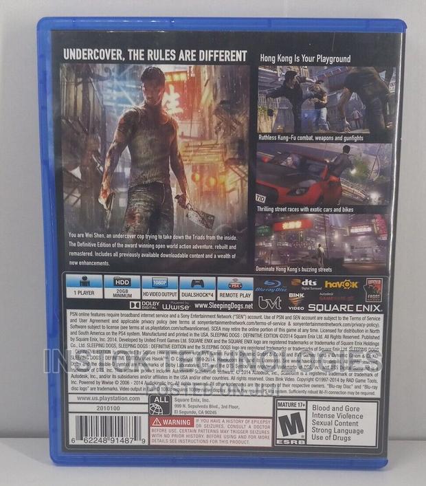 Sleeping Dogs Definitive Edition (PS4) - main view