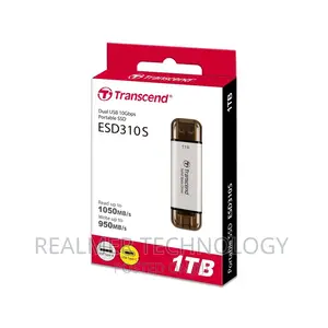 Transcend 1tb, External SSD *Flash*, Esd310s, USB 10gbps,