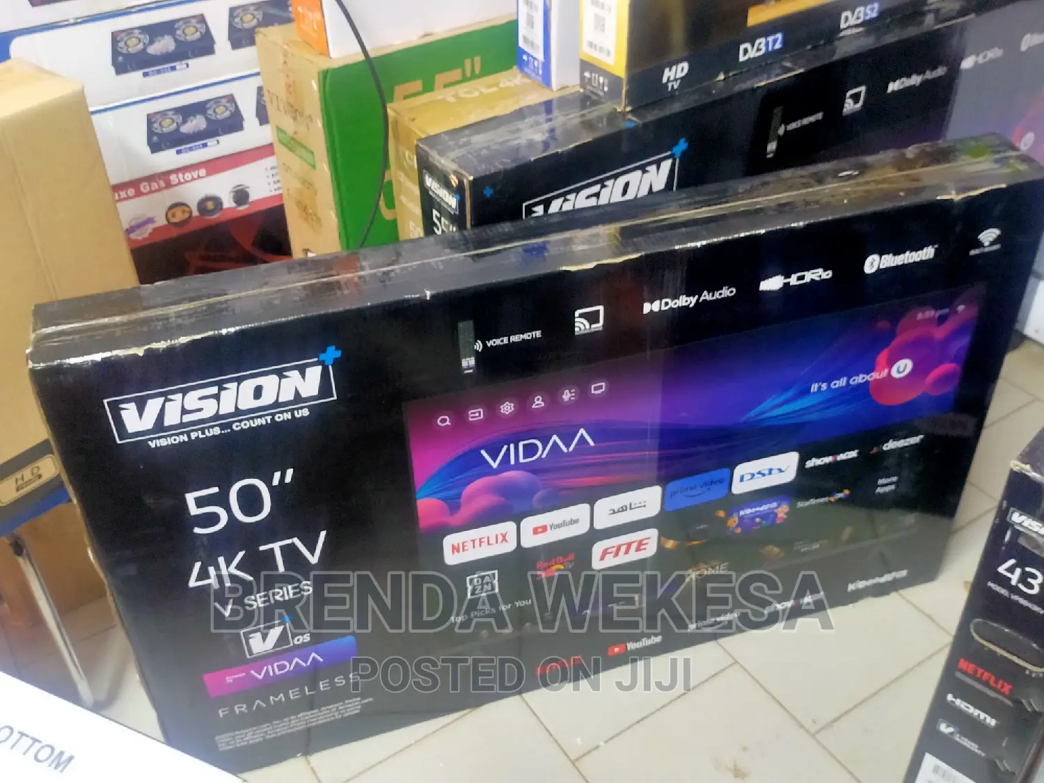 Vision Vision Plus VP8850K 50 Inch Frameless UHD Smart