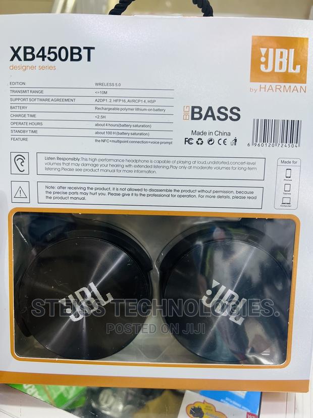 Jbl Xb450bt Wireless Headphones. - thumbnail 6