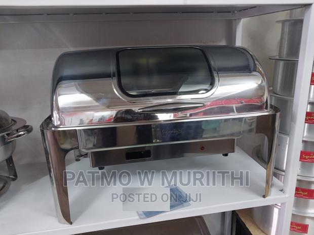 Signature Chafing Dish 9L Roll Top With Glass Window