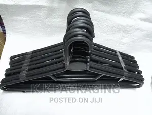 Black Durable Hangers