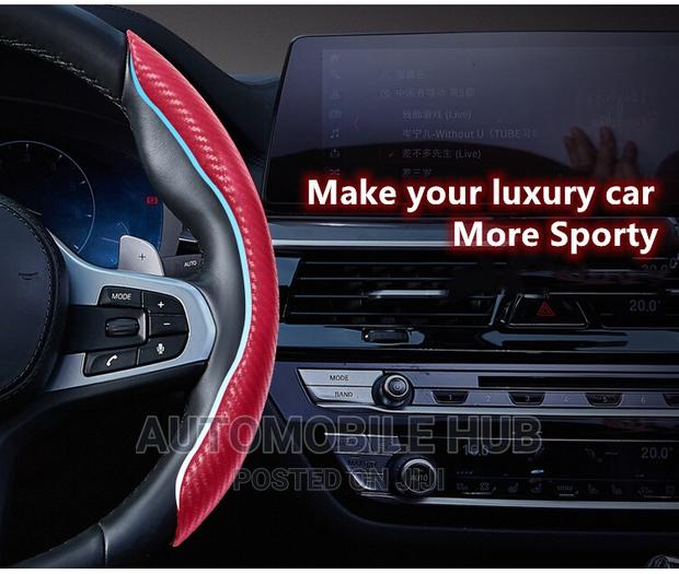 Carbon Fiber 2pcs Steering Wheel Cover