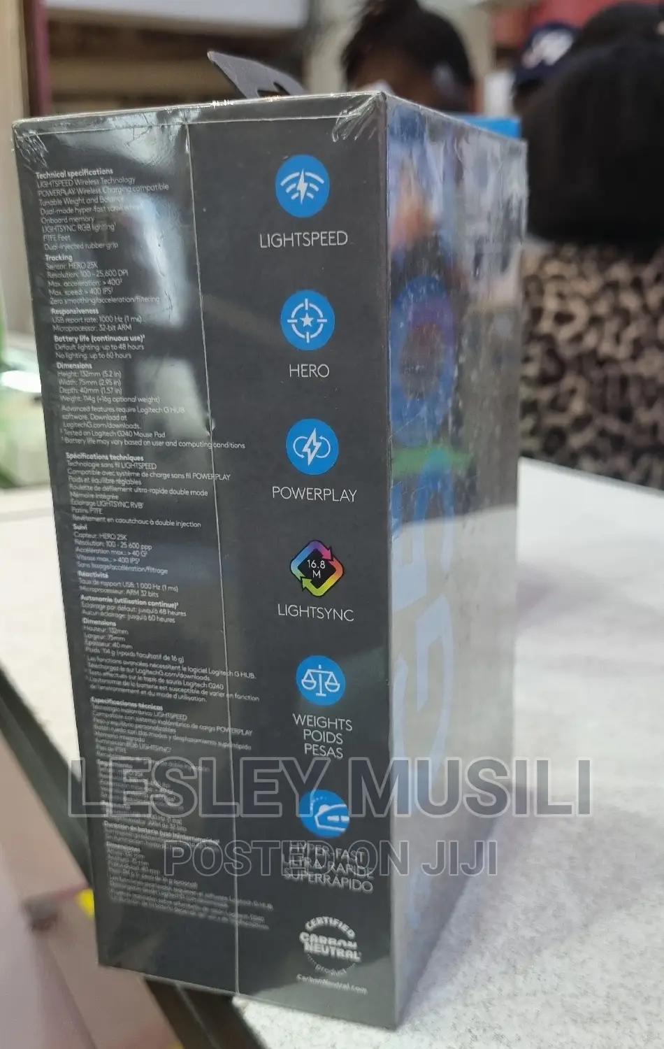 Logitech G502 Lightspeed High Performance Wired Gaming Mouse