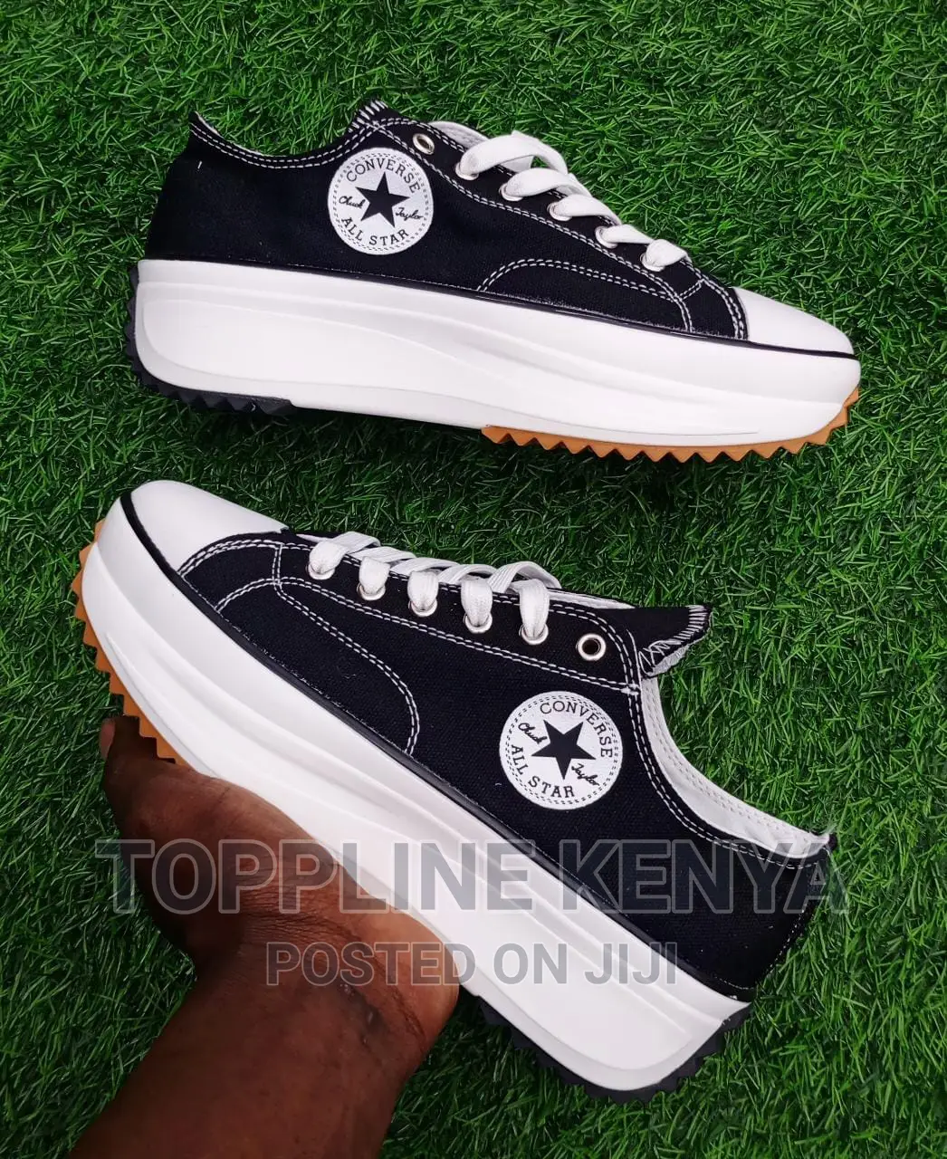 Converse Run Star High Cut Black and White in Nairobi Central Shoes