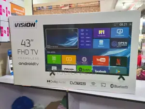 Vision Plus VP8843SF,43" Inch Frameless FHD Smartandroid TV