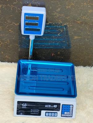 Restocked ACS 40 Digital Rechargeable Weigh Scale With Arm - thumbnail 2