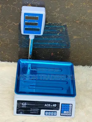 Restocked ACS 40 Digital Rechargeable Weigh Scale With Arm