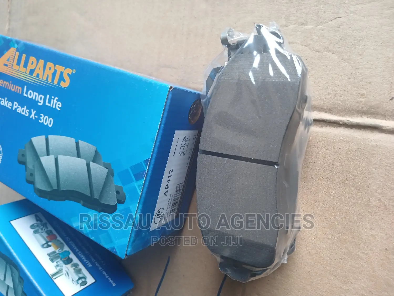 Nissan Teana 2015 Model Front Allparts Brake Pads AP412.