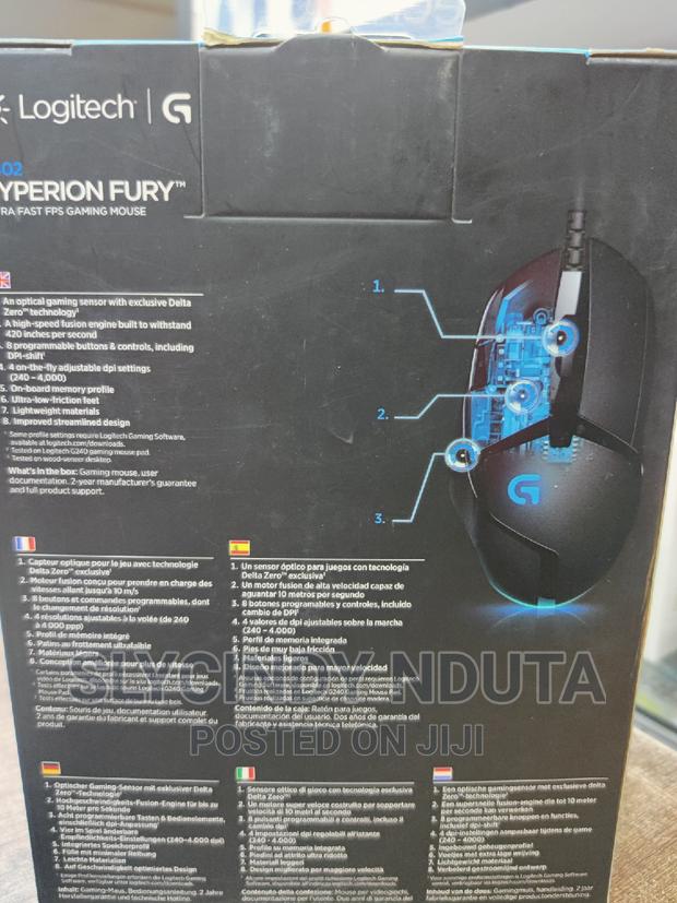 Logitech G402 Hyperion Fury Gaming Mouse - thumbnail 2