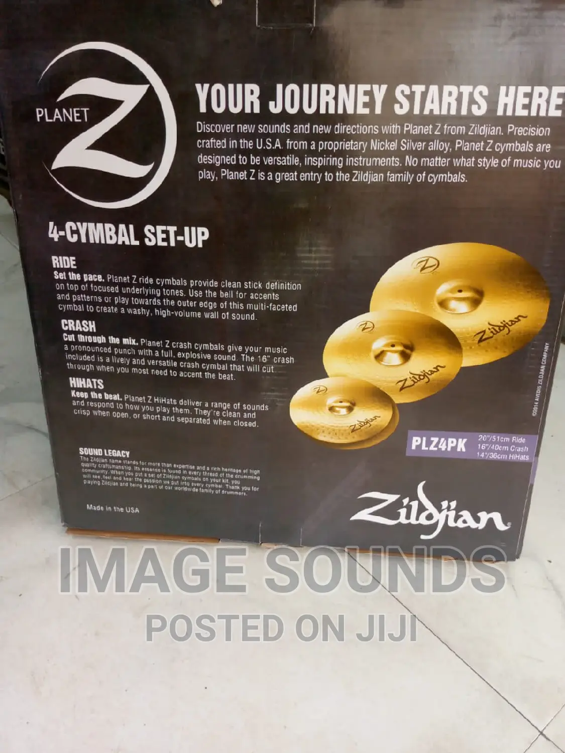 Heavy Zildjian Cymbal Sets (Hihat, Crash Ride)