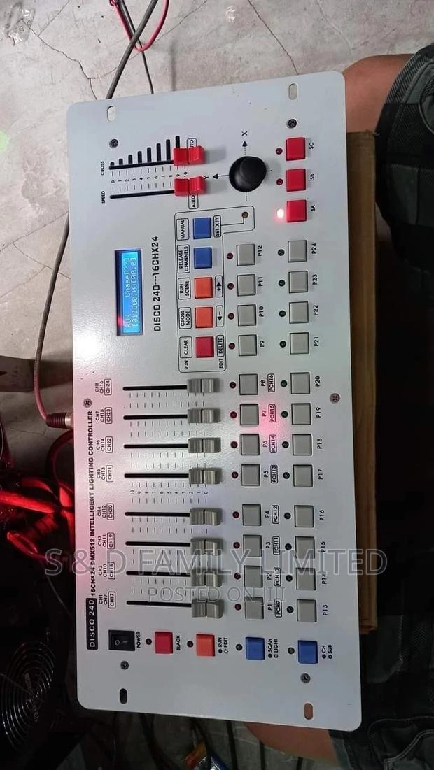 Disco 240 DMX 512 Intelligent Lighting Controller - main view