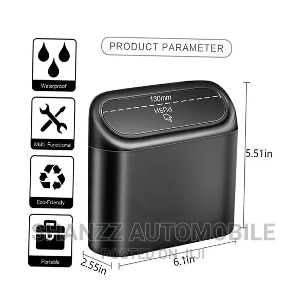 Vehicle Garbage Case Dust Car Trash Bin// in Nairobi Central Vehicle