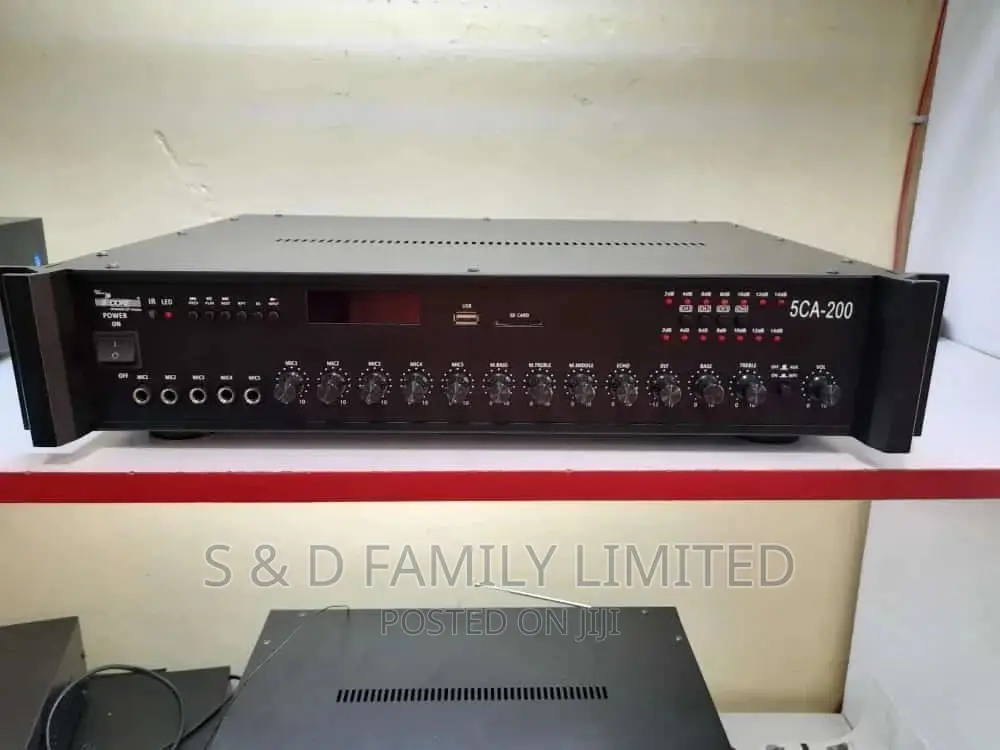 5 Zone PA Power Amplifier 5 Core
