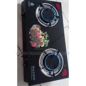 Nunix 2 Burner Infra-Red Glass Tampered Table Top Burner