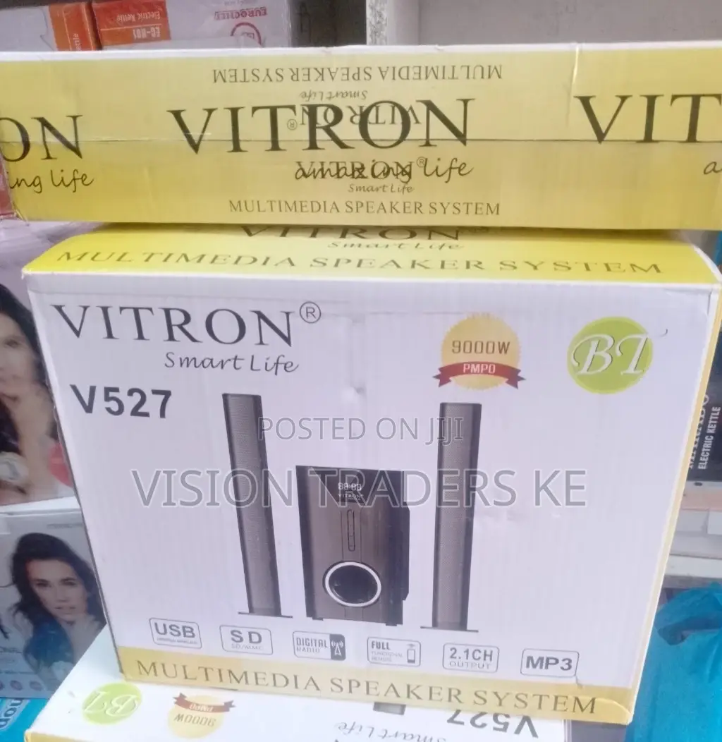 *Brand New Vitron V527 2.1 Sound Bar System 9000watts.