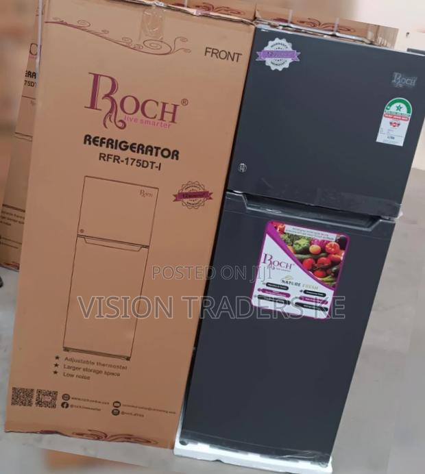 Roch 138l Fridge Double Door Refrigerator Fridge