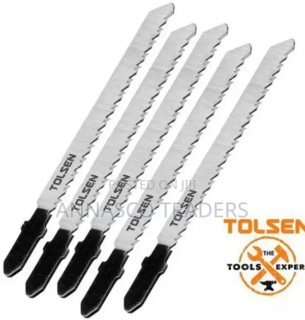 Tolsen JIGSAW Blade Set - METAL 5pcs Tolsen T118B